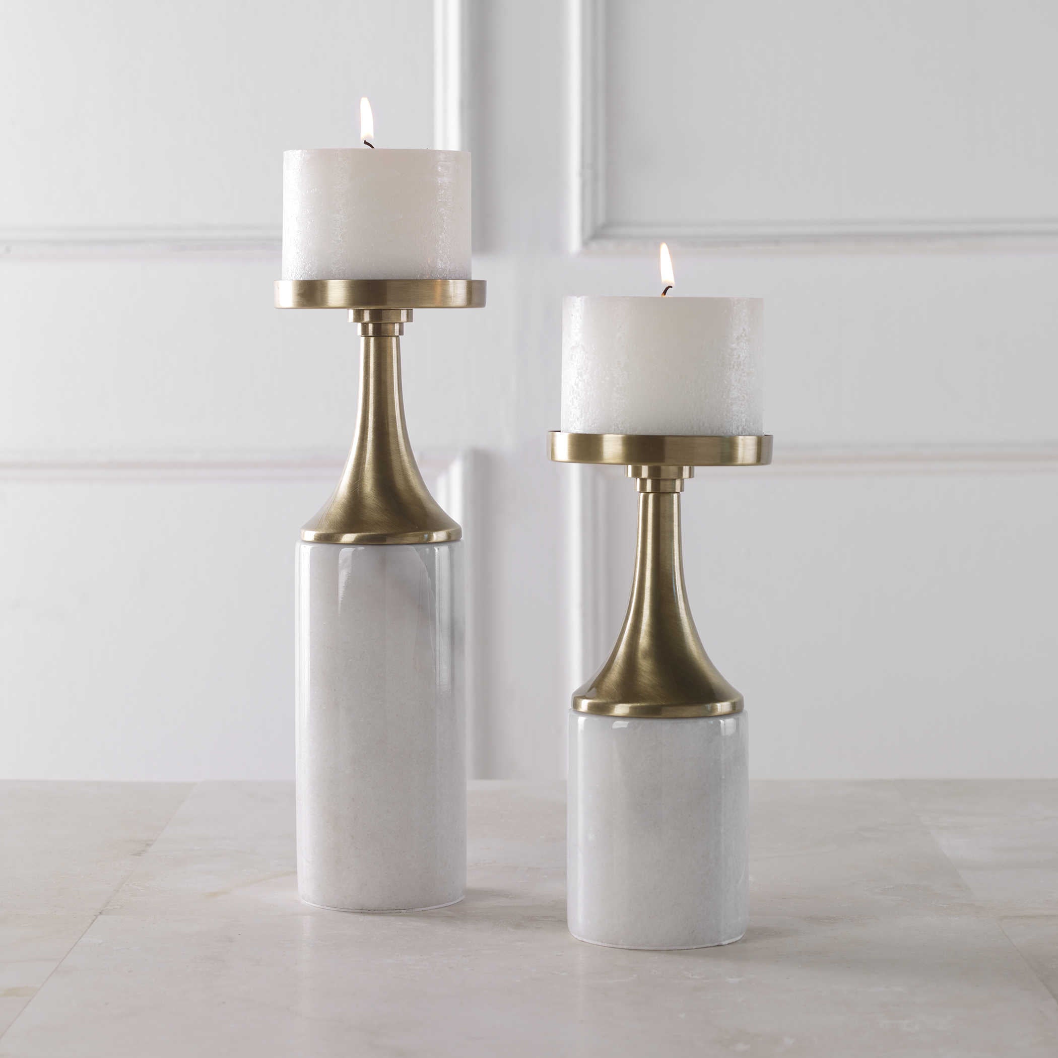 CASTIEL CANDLEHOLDERS, S/2