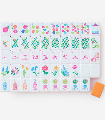 Sunset Mahjong Tiles