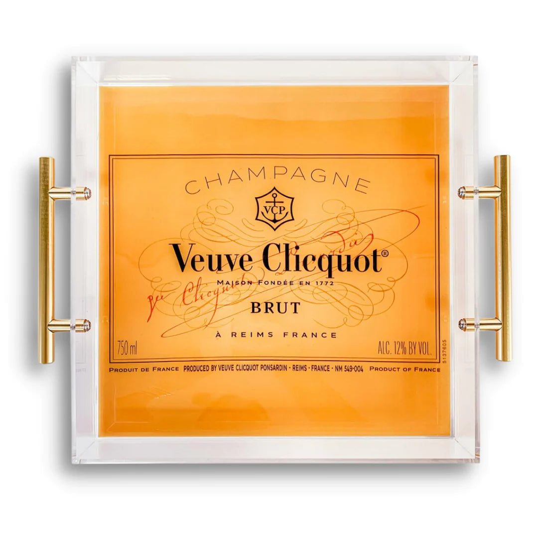 Veuve Orange Serving Tray